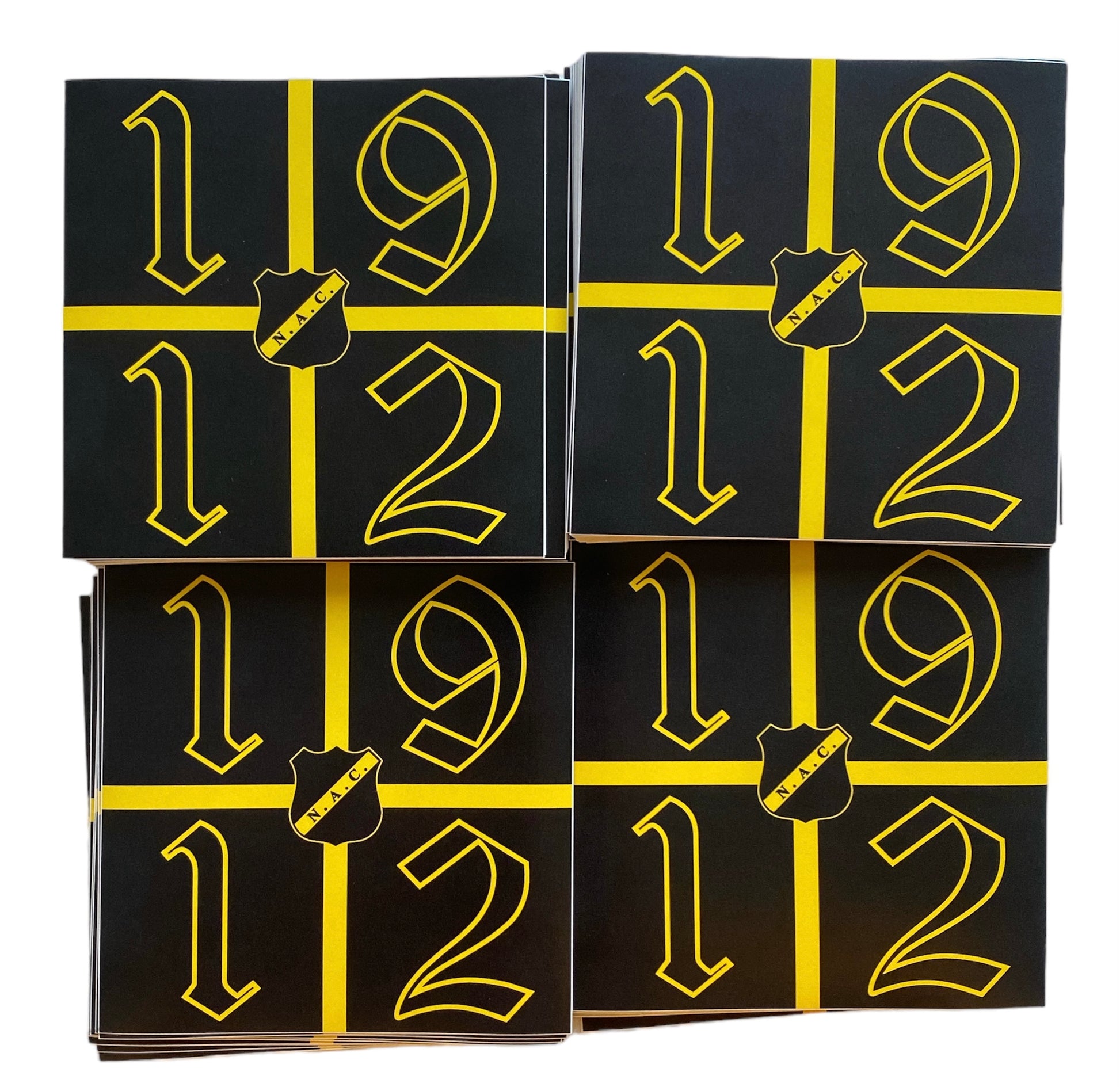 Stickers 1912 vierkant