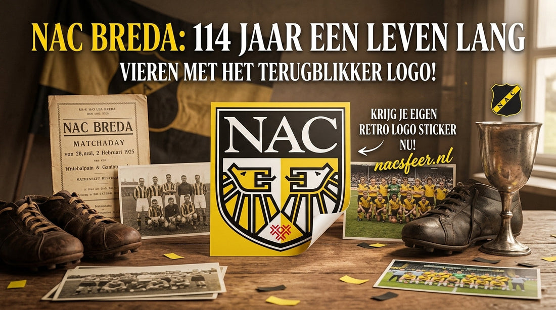 NAC retro logo 1996: 114 jaar NAC Breda gevierd
