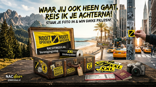 Waar jij ook heen gaat, reis ik je achterna! Kleur de wereld Geel-Zwart en win dikke prijzen! 🌍💛🖤